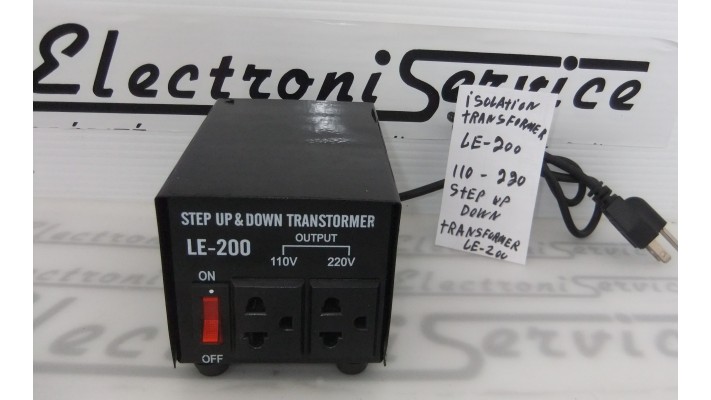 YUH SHEANG LE-200 isolation transformer